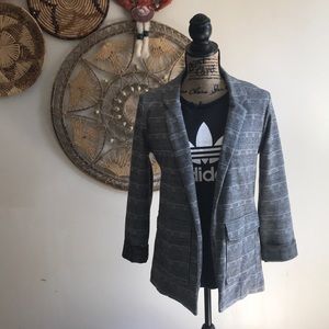 Black and White Blazer